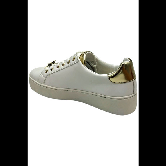 Michael Kors Women's Poppy Metallic Trim Sneaker Gold - Medium - Picture 3 of 3